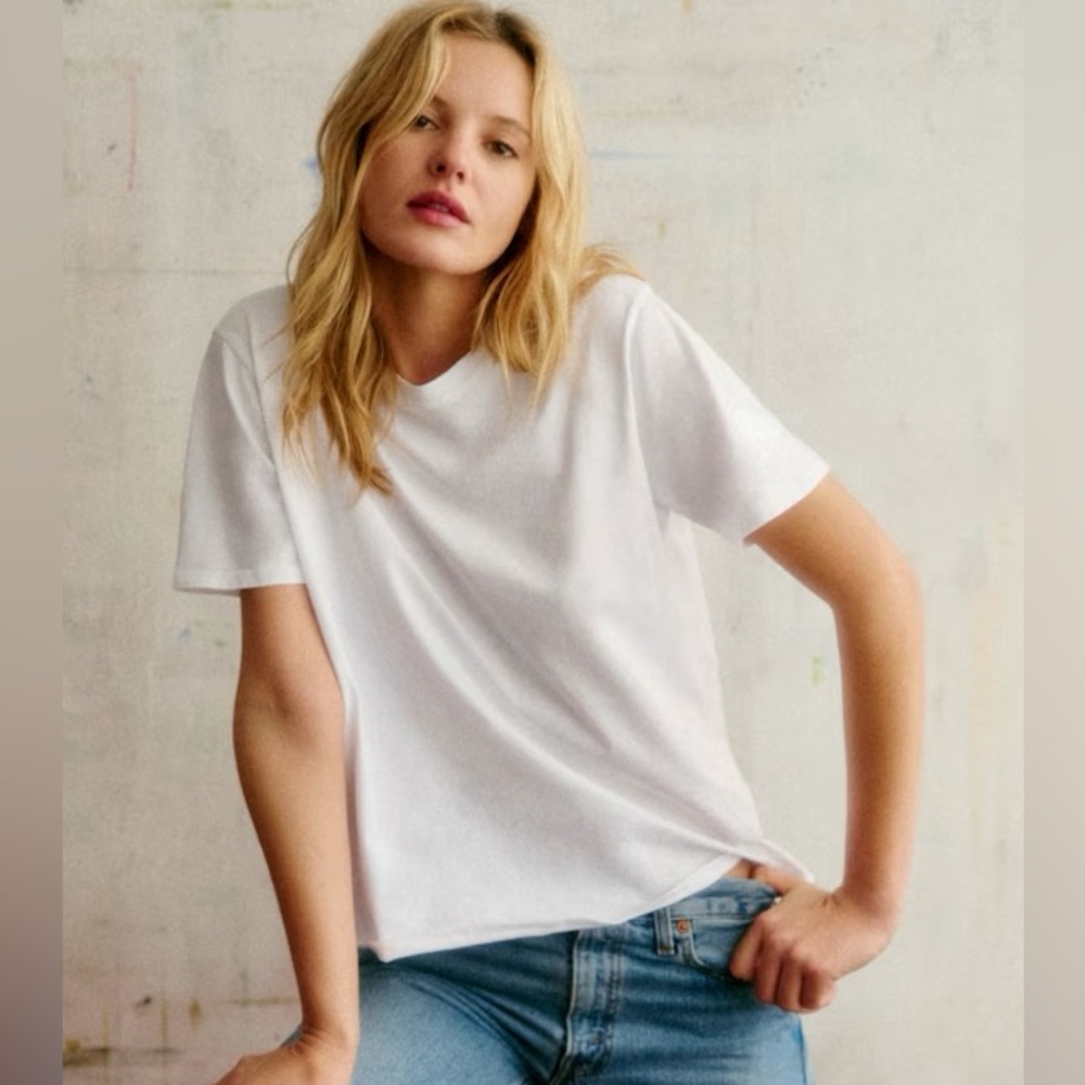 Sezane Conrad Short Sleeve Tee